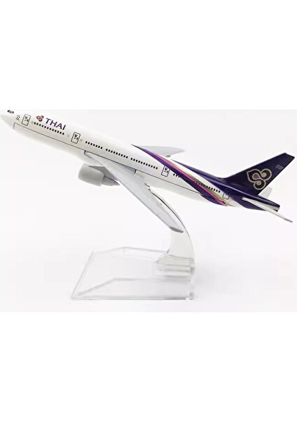 Rıdnu Thai Airways Boeing 777 16CM Alaşımlı Uçak Modeli (Yurt Dışından)