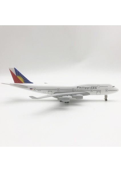 Rındu Fılıpınler 747 20CM Alaşımlı Uçak Modelı (Yurt Dışından)