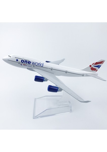 Rındu Uk 747 16CM Alaşımlı Uçak Modeli (Yurt Dışından)