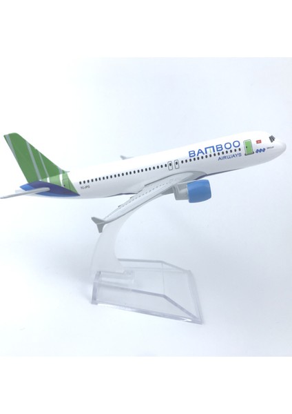 Rındu Bamboo Airways A320 16CM Alaşım Uçak Modeli (Yurt Dışından)