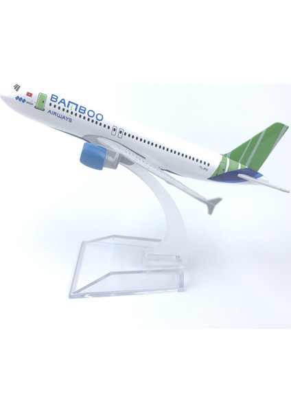 Rındu Bamboo Airways A320 16CM Alaşım Uçak Modeli (Yurt Dışından)