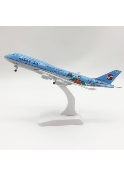 Rındu Kore Boeing 747 20CM Alaşımlı Uçak Modeli (Yurt Dışından)