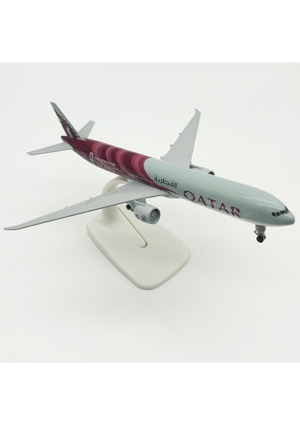 Rındu Qatar 777 20CM Alaşımlı Uçak Modelı (Yurt Dışından)