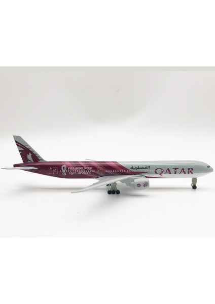 Rındu Qatar 777 20CM Alaşımlı Uçak Modelı (Yurt Dışından)