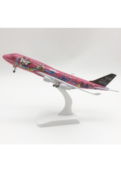 Rındu Mickey B747 20CM Alaşımlı Uçak Modeli (Yurt Dışından)