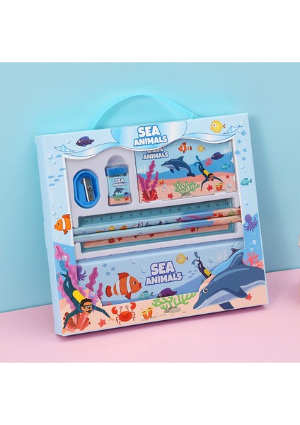 Rındu Öğrenci Kırtasiye Seti Hediye Kutusu 7'li (Yurt Dışından)