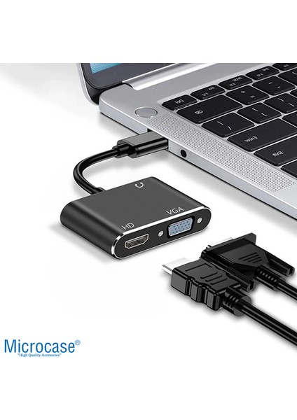 USB 30 Hdmı-Vga-Aux Görüntü Aktarıcı Adaptör Çevirici AL4331