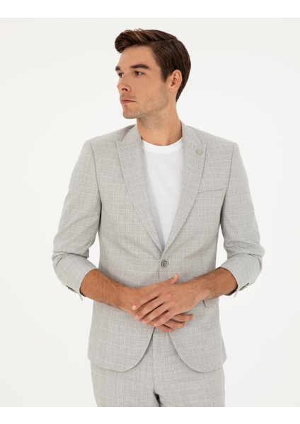Erkek Gri Ex. Slim Fit Takım Elbise 50285291-VR024 fırsatları