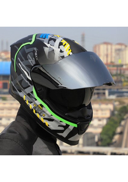 Y.100R Urbangram Mat Siyah Kask modelleri