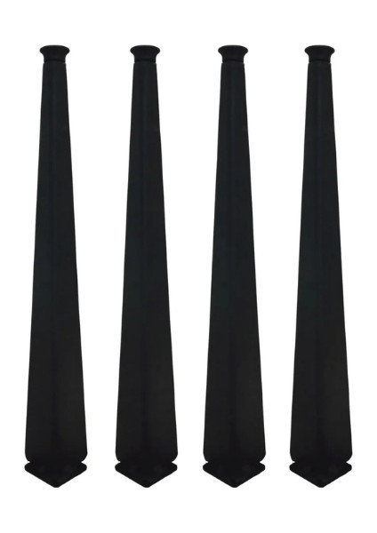 4'lü 46CM Dekoratif Metal Firkete Sehpa Ayağı