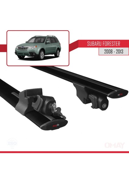 Subaru Forester 2008-2013 Arası ile Uyumlu Hook Model Ara Atkı Tavan Barı Siyah 2 Adet indirimleri