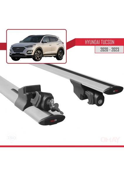 Hyundai Tucson 2022 ve Sonrası Uyumlu Hook Model Ara Atkı Tavan Barı Gri 2 Adet indirimleri