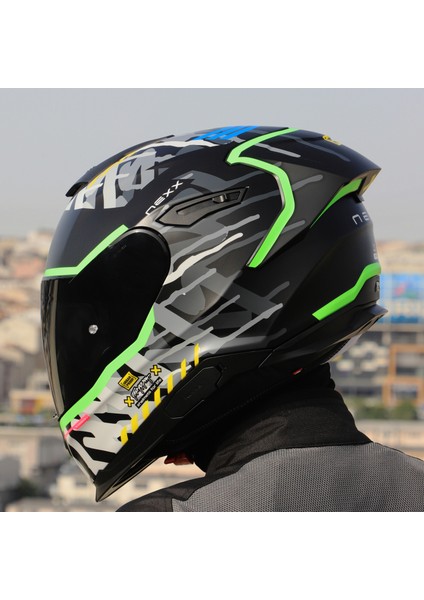 Y.100R Urbangram Mat Siyah Kask indirimleri