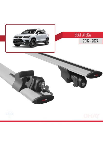 Seat Ateca 2016 ve Sonrası ile Uyumlu Hook Model Ara Atkı Tavan Barı Gri 2 Adet indirimleri