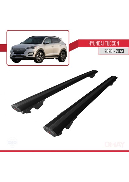Hyundai Tucson 2022 ve Sonrası ile Uyumlu Hook Model Ara Atkı Tavan Barı Siyah 2 Adet fırsatları