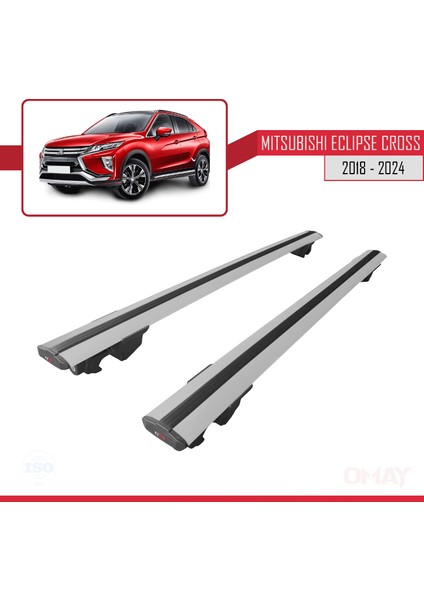 Mitsubishi Eclipse Cross (Gk) 2018 ve Sonrası ile Uyumlu Hook Model Ara Atkı Tavan Barı Gri 2 Adet fırsatları