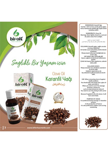 Bifor Karanfil Yağı 20 ml