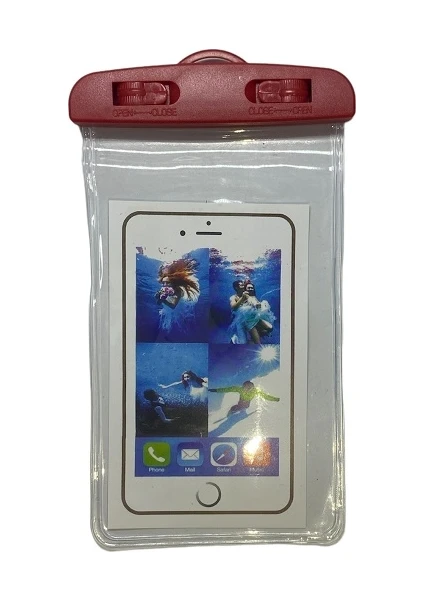 Blue Spectrum Waterproof Universal Su Gecirmez Su Alti Dokunmatik Telefon Kilifi, Boyun Askili, Deniz, Havuz Icin Kilif