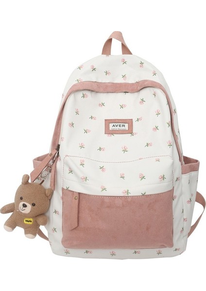 Üniversite Öğrencisi Tasarım Anlayışı Öğrenci Orman Serisi Büyük Kapasiteli Niş Sırt Çantası (Yurt Dışından)