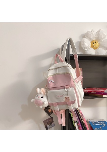 Sırt Çantası Yeni ve Sade, Erkekler ve Kadınlar Için Aynı Tarzda, Ortaokul Öğrenci Çantası, Ultra Hafif Öğrenci Çantası (Yurt Dışından)