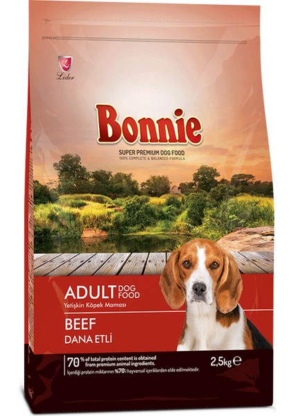 Dog Beef Biftekli Yetişkin Köpek Maması 2,50 Kg