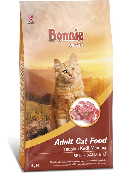 Beef Dana Etli Yetişkin Kedi Maması 10 kg