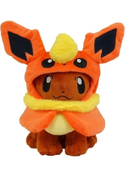 8" Pokemon Eevee Poncho Plush Figure Toys (Yurt Dışından)