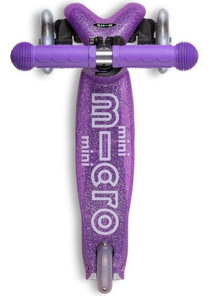 Mini Micro 3 Tekerlekli Scooter Deluxe Fairy Glitter LED Purple