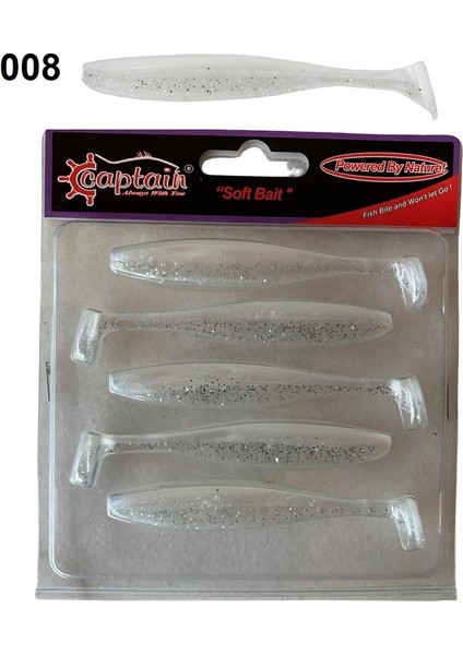 3075 Shad Tail Soft 10CM 4.7gr 5'li Paket Silikon Yem Iğnesiz fiyatları