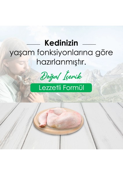 Bonnıe Kısırlaştırılmış Tavuklu Kedi Maması 1,5 kg x 2