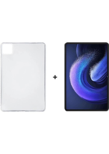 Xiaomi Pad 6/pad 6 Pro 11.0 Inch 2023 Uyumlu Buzlu Şeffaf Silikon Kılıf