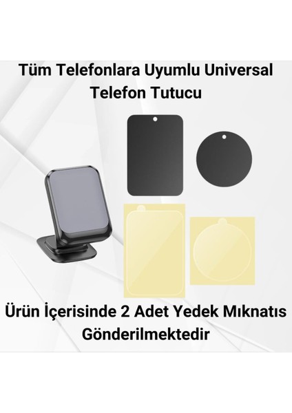 Safecar Manyetik Mıknatıslı Torpido Üstü Araç Içi Telefon Tutucu,titremez,düşmez Telefon Tutucu