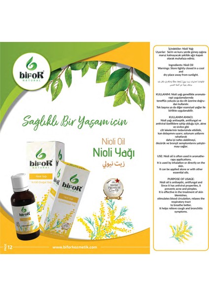 Bifor Nioli Yağı 20 ml 6 Adet