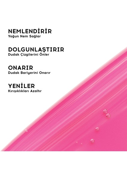 Cream Co. Onarıcı Besleyici Dudak Bakım Parlatıcı Nemlendirici Pembe Renkli Sakız Aromalı 3in1 Lip Balm 402