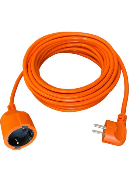 3g 1,5 Mm² 3500W Profesyonel Uzatma Kablosu - Turuncu 7 Metre