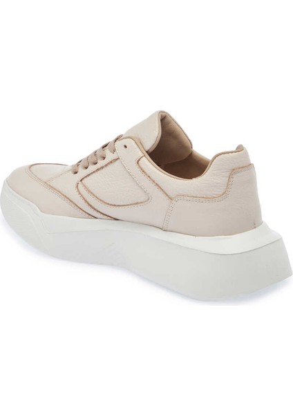 Bej Hakiki Süet Deri Kadın Sneaker - K24I1AY67497-B19 fiyatları