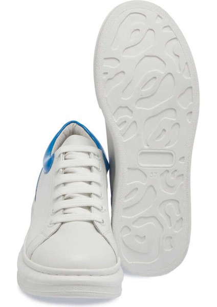 Beyaz Hakiki Deri Kadın Sneaker - K24I1AY67326-A26 fırsatları