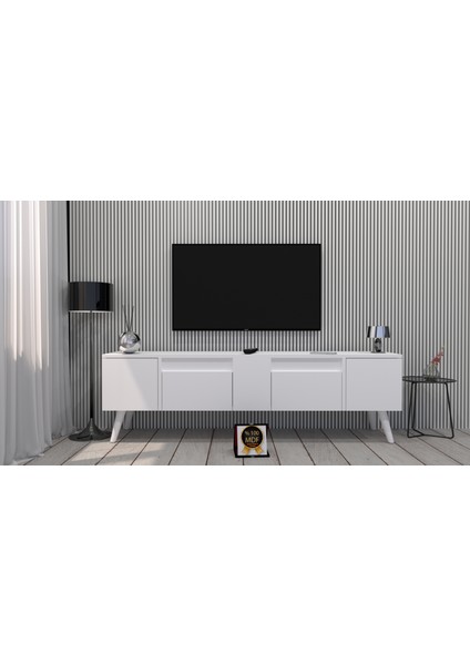 Tavolo 3 Tv ÜNITESI,Mdf,kolay Kurulum ,tv Sehpa,tv Dolabı