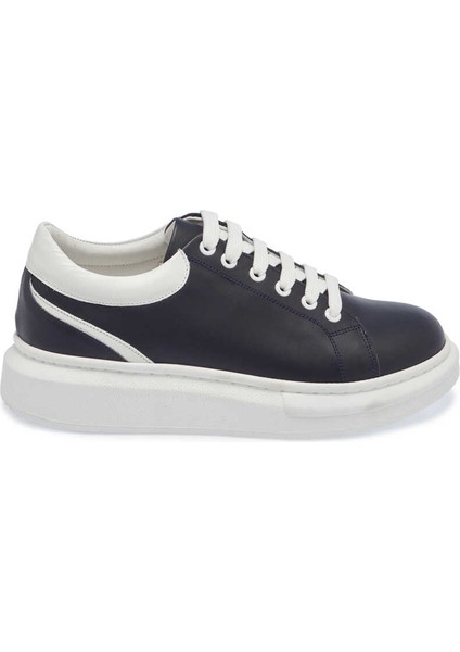 Lacivert Hakiki Deri Kadın Sneaker - K24I1AY67326-A31 modelleri