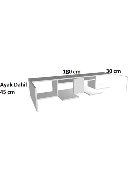 Tavolo 3 Tv ÜNITESI,Mdf,kolay Kurulum ,tv Sehpa,tv Dolabı fırsatları
