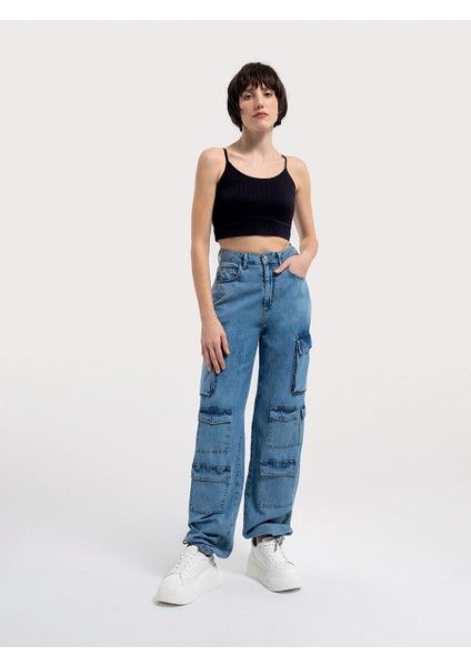 Wide Leg Regular Fit Kadın Pantolon