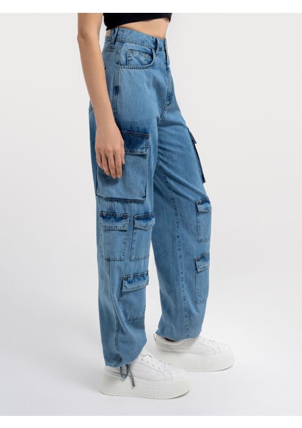 Wide Leg Regular Fit Kadın Pantolon fırsatları