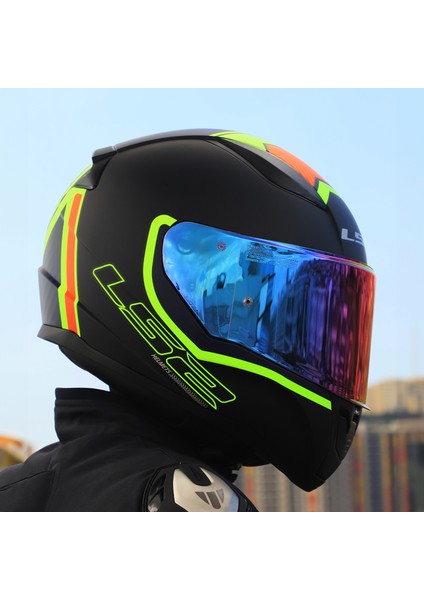 Rapıd 2 Extra Mat Neon Sarı-Navy Mavi Kask