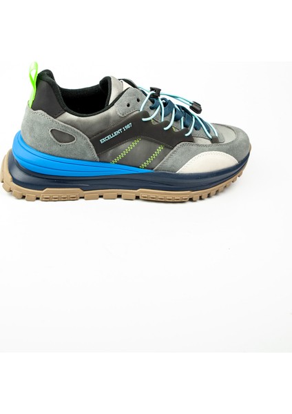 19514 Mavi Erkek Sneaker Ayakkabı