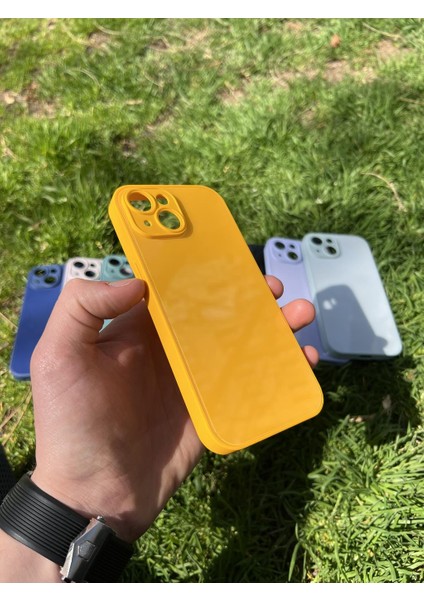 Iphone 15 Uyumlu Parlak Premium Renkli Cam Telefon Kılıfı fiyatları