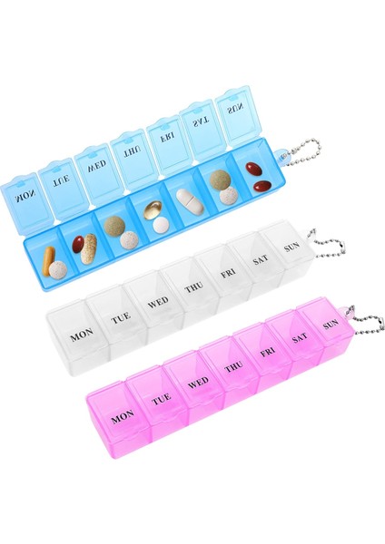 Haftalık Günlük Ilaç Saklama Kutusu 7 Günlük Ilaç Saklama Kabı - FC533