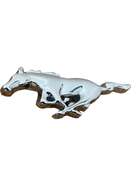 Koşan At Metal Arma Mustang Metal Arma Set Çamurluk Logosu 2'li 9CMX4CM modelleri
