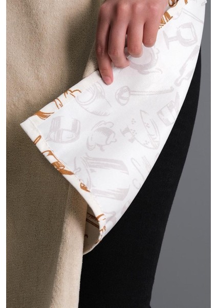 Damla Sıvı Geçirmez Mutfak Önlüğü Havlulu Mutfak Önlüğü (Eldiven ve Tutacak) fiyatları