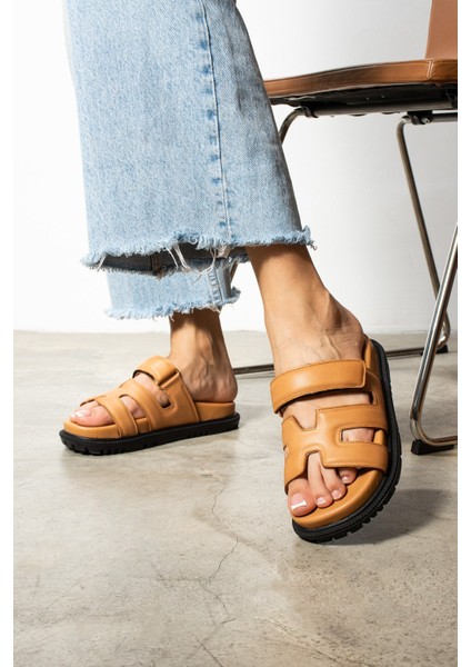 Diva Taba Deri kadın Terlik fırsatları