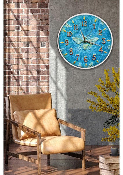 Mavi Seramik Saati - 29 cm fiyatları